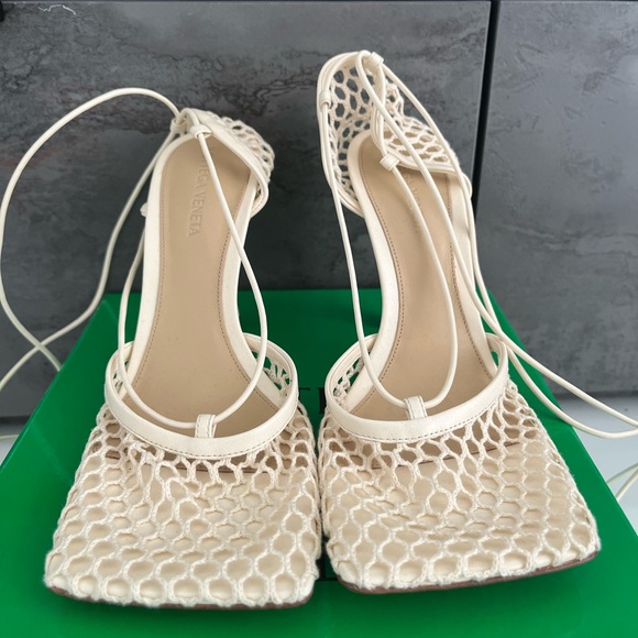 Bottega Veneta Shoes - Bottega stretch sandal web